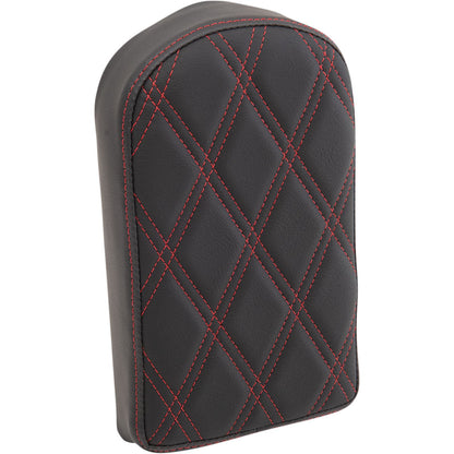 Drag Specialties Sissy Bar Pad - Double Diamond - Red - 10" 0822-0442_1018492