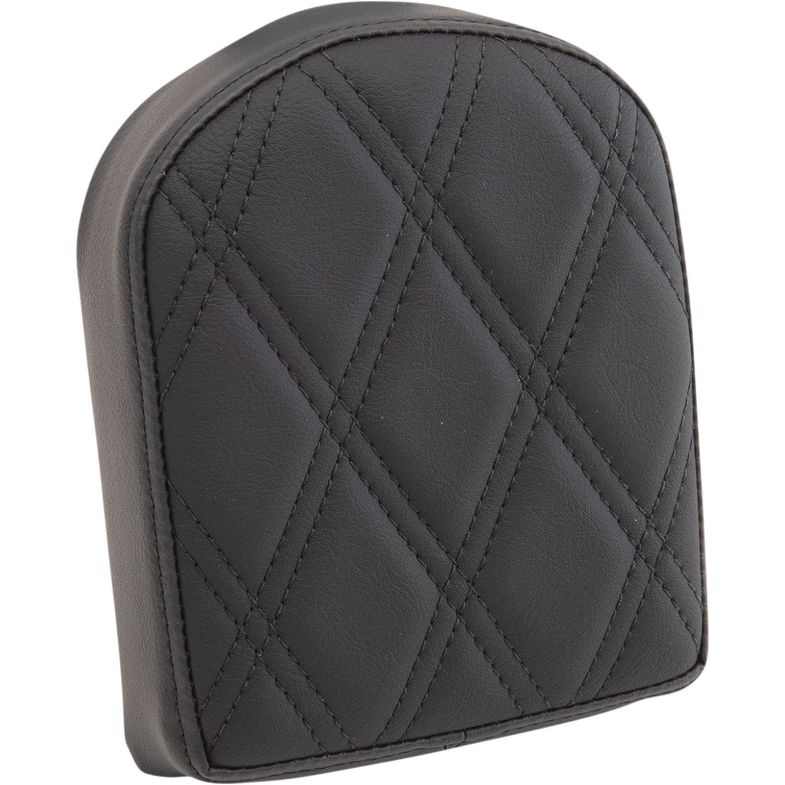 Drag Specialties Sissy Bar Pad - Double Diamond - Black - 7" 0822-0443_1018493