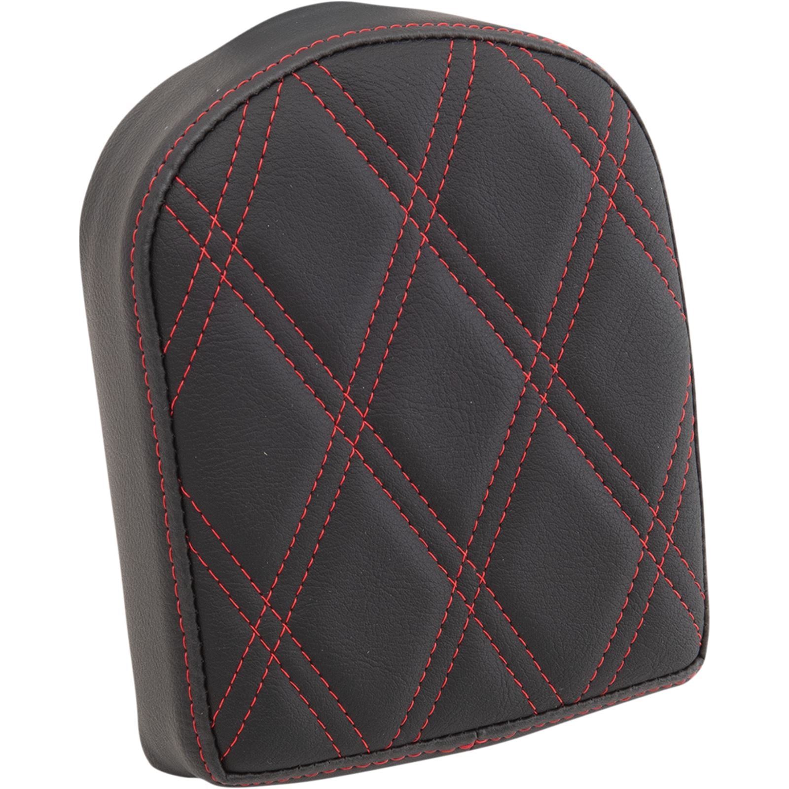 Drag Specialties Sissy Bar Pad - Double Diamond - Red - 7" 0822-0445_1012494