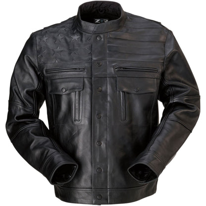 Deagle Leather Jacket - Black - 4XL_1012552