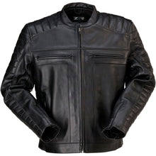 Artillery Leather Jacket - BlacK - 4XL_1012558