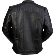 Artillery Leather Jacket - BlacK - 4XL_1012537