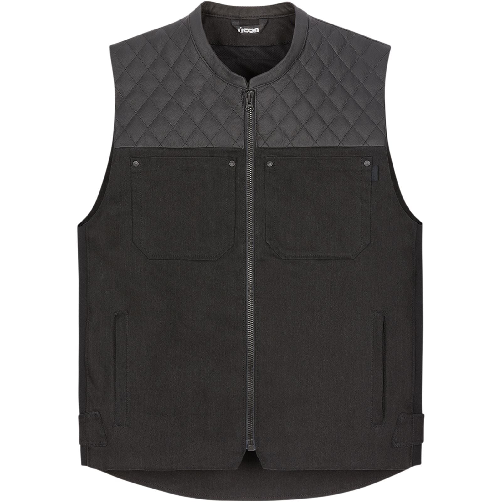 Chamonix Denim Vest - Black - Large_1020638
