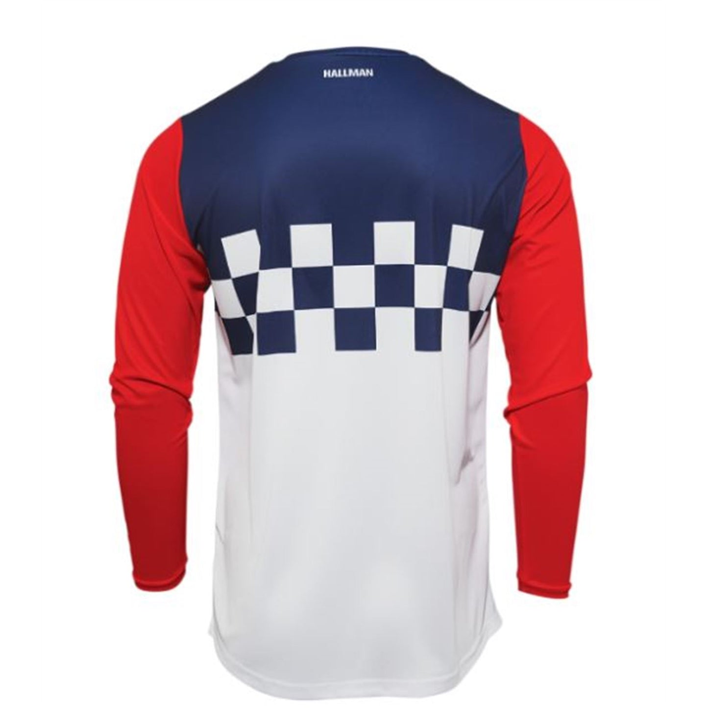 Thor Hallman Different Cheque Jersey - White/Red/Blue - 2XL 2910-6581_837511