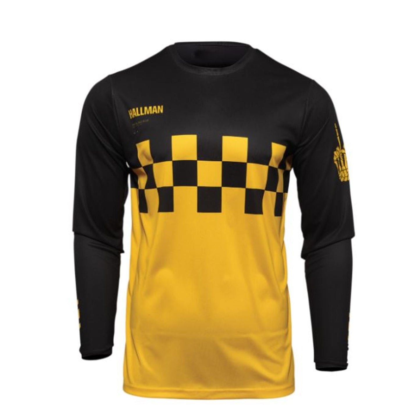 Thor Hallman Different Cheque Jersey - Yellow/Black - Medium 2910-6588_837547