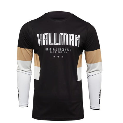 Thor Hallman Different Drift Jersey - Black/Light Tan - Medium 2910-6593_837554
