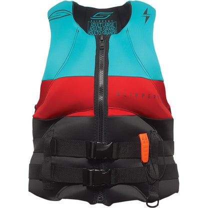 Slippery Surge Neo Life Vest - Black/Aqua - XS 3240-0904_1027250
