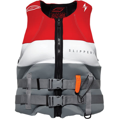 Slippery Surge Neo Life Vest - Charcoal/Red - 3XL 3240-0917_1027226