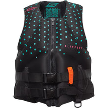Slippery Women's Surge Neo Life Vest - Black/Mint - Small 3241-0140_1027276