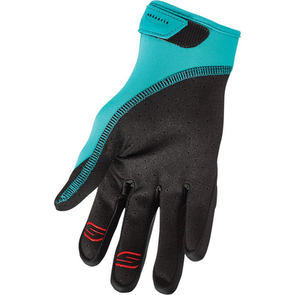 Slippery Circuit Gloves - Black/Aqua - 2XL 3260-0437_1027353