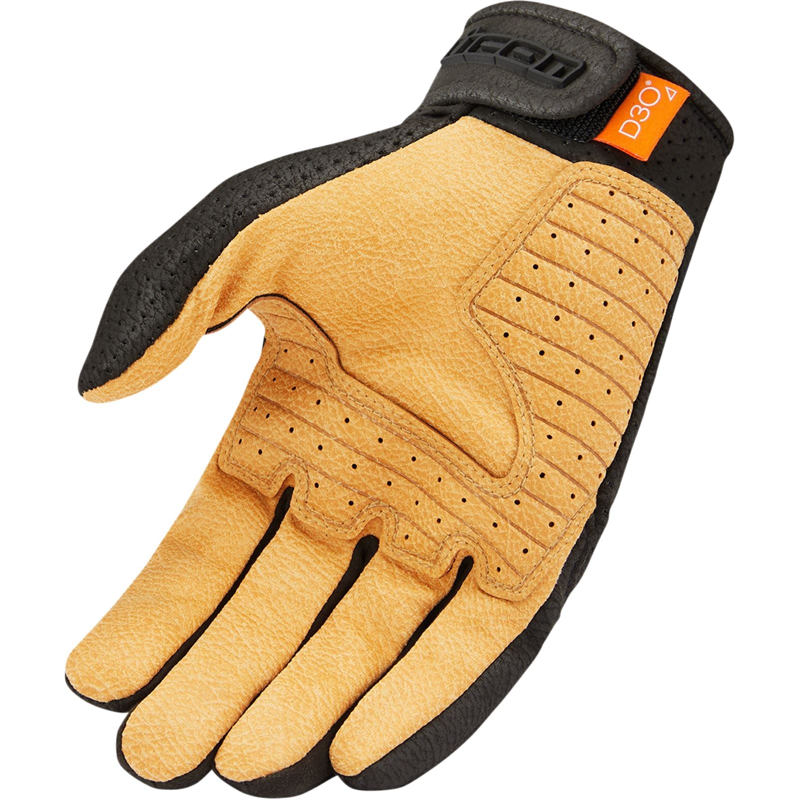 Icon Airform Gloves - Black/Tan_1028001