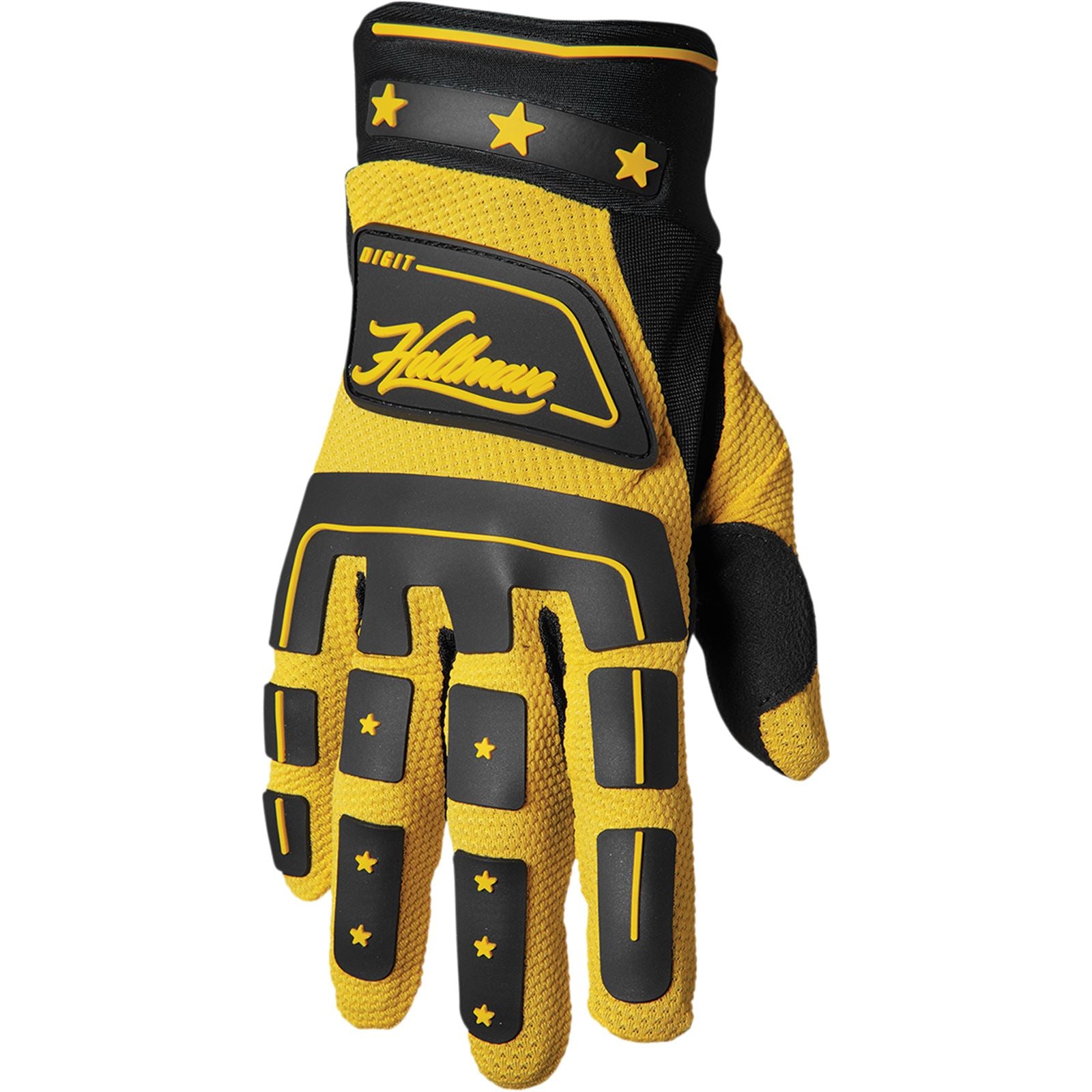 Thor Hallman Digit Gloves - Black/Yellow - XS 3330-6776_1056424