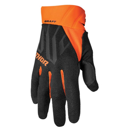 Thor Draft Gloves - Black/Orange - Medium [MPN: 3330-6808]_772876