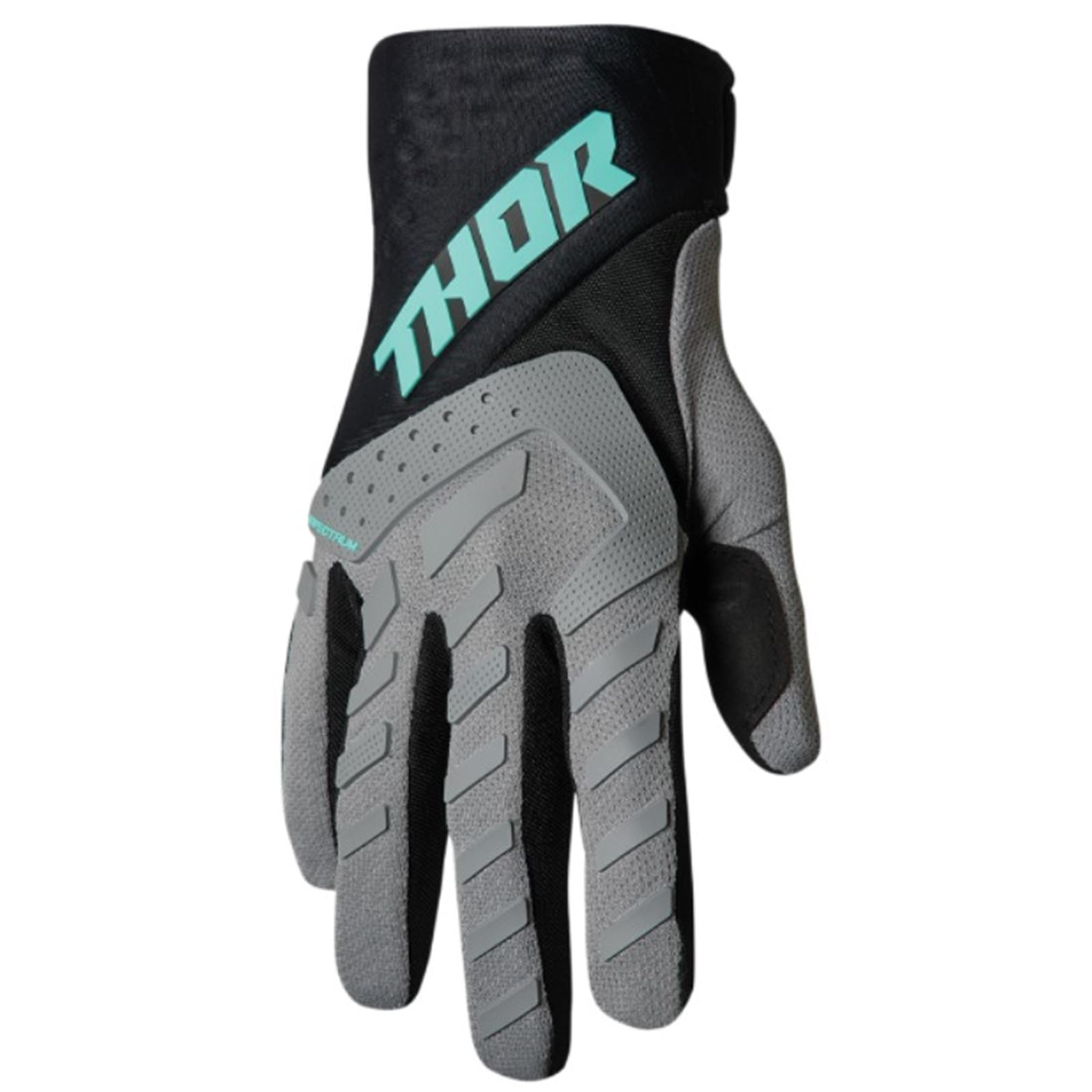 Thor Spectrum Gloves - Gray/Black/Mint - XS 3330-6825_839146