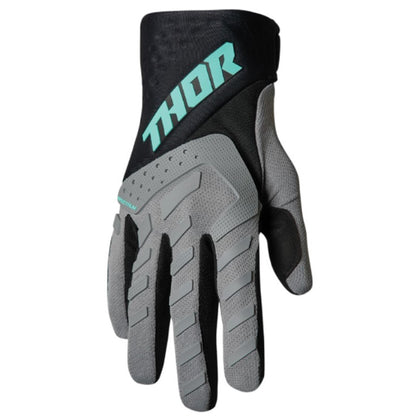 Thor Spectrum Gloves - Gray/Black/Mint - XL 3330-6829_839154
