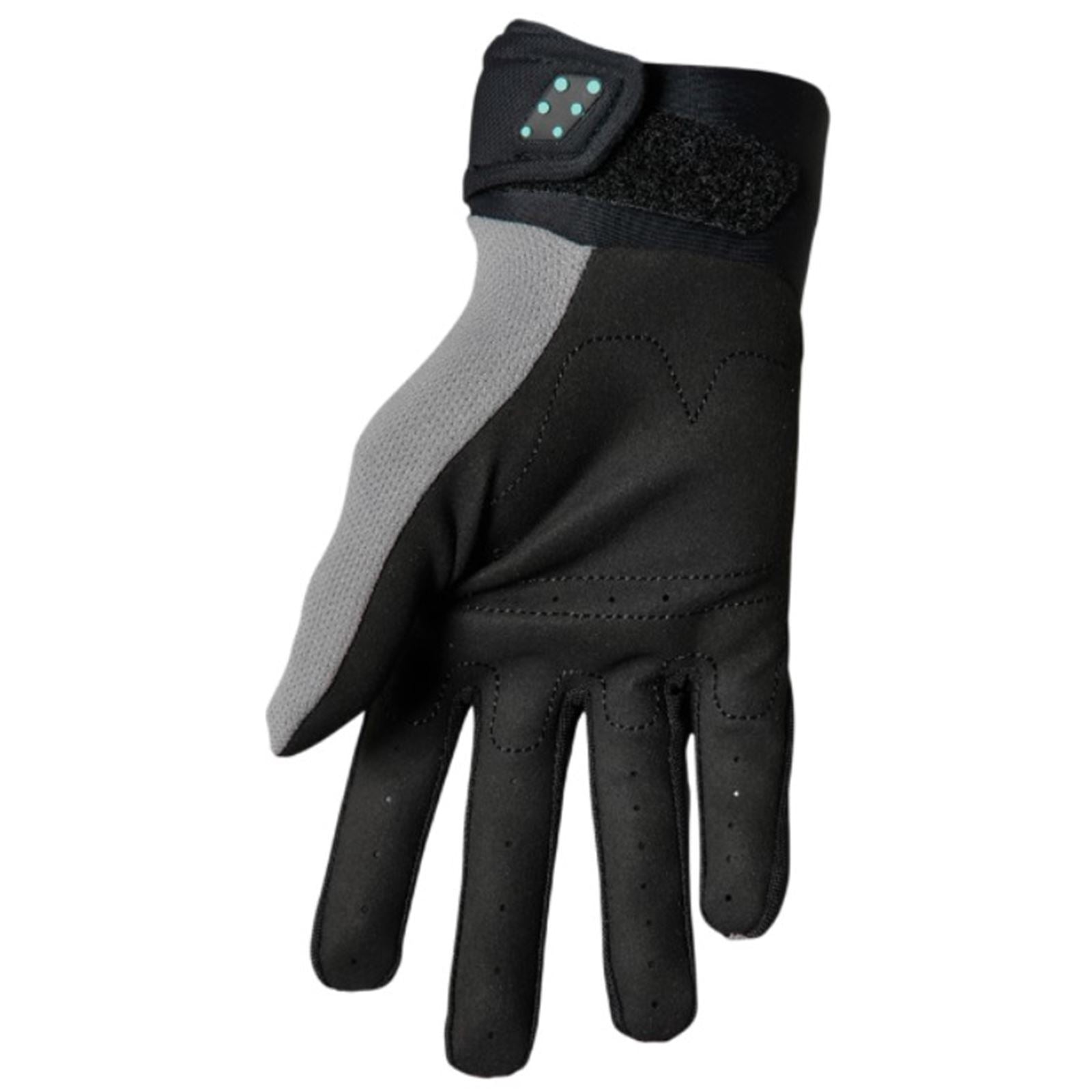 Thor Youth Spectrum Gloves - Gray/Blue/Maroon - Medium 3332-1600_839264