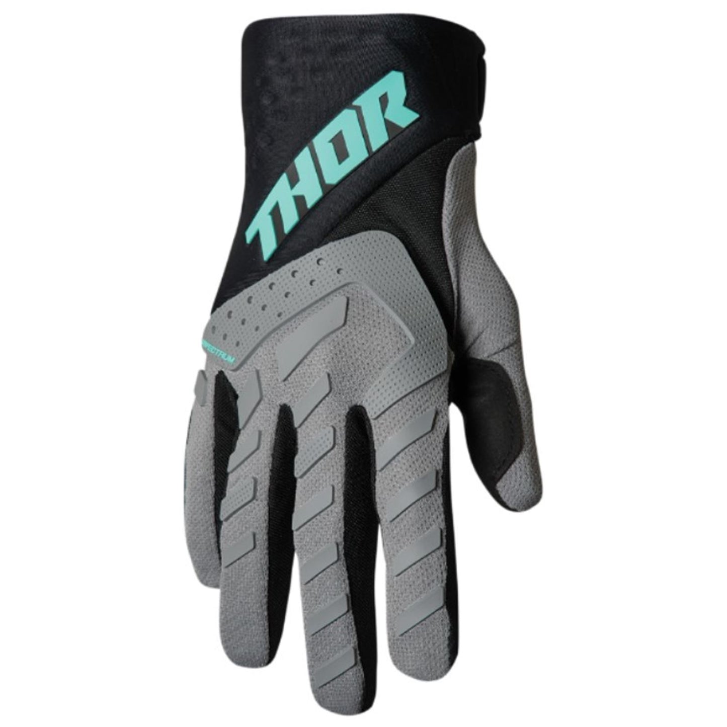 Thor Youth Spectrum Gloves - Gray/Blue/Maroon - Medium 3332-1600_839246