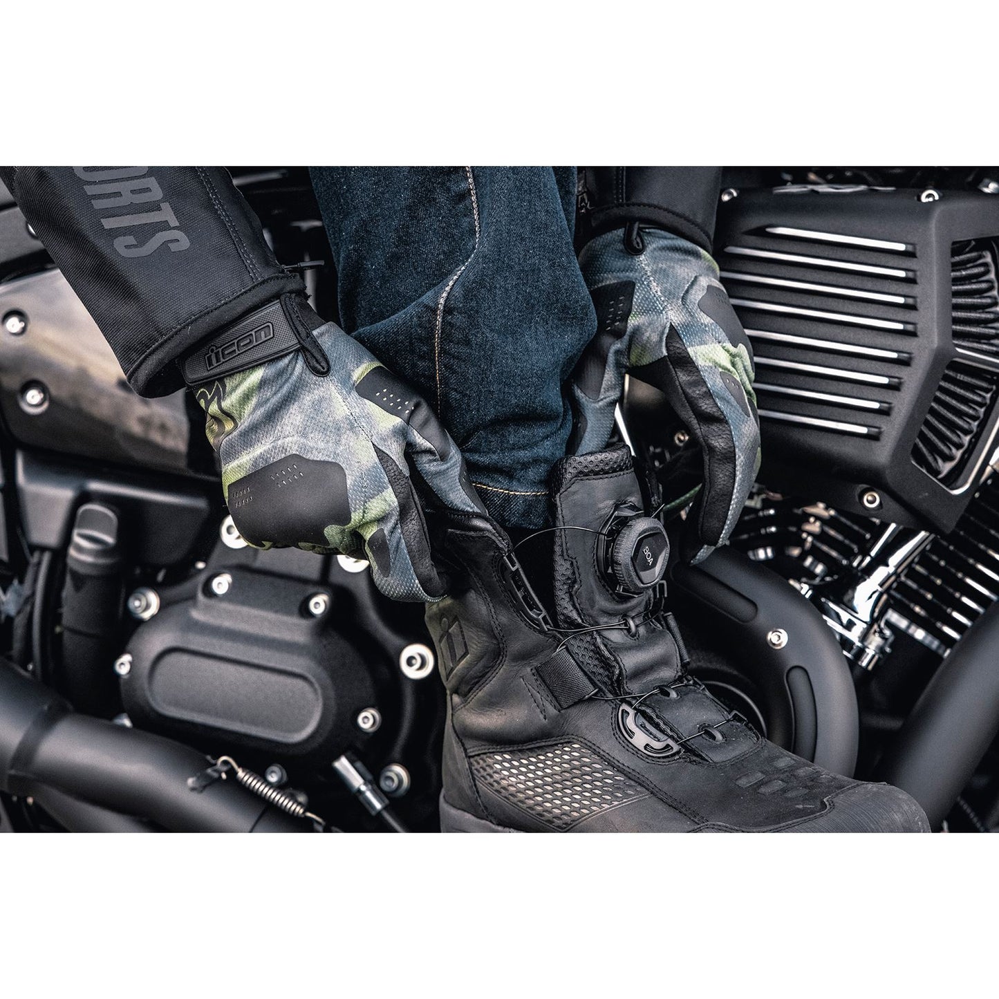 Icon Stormhawk Boots - Black - Size 10 3403-1154_1029334