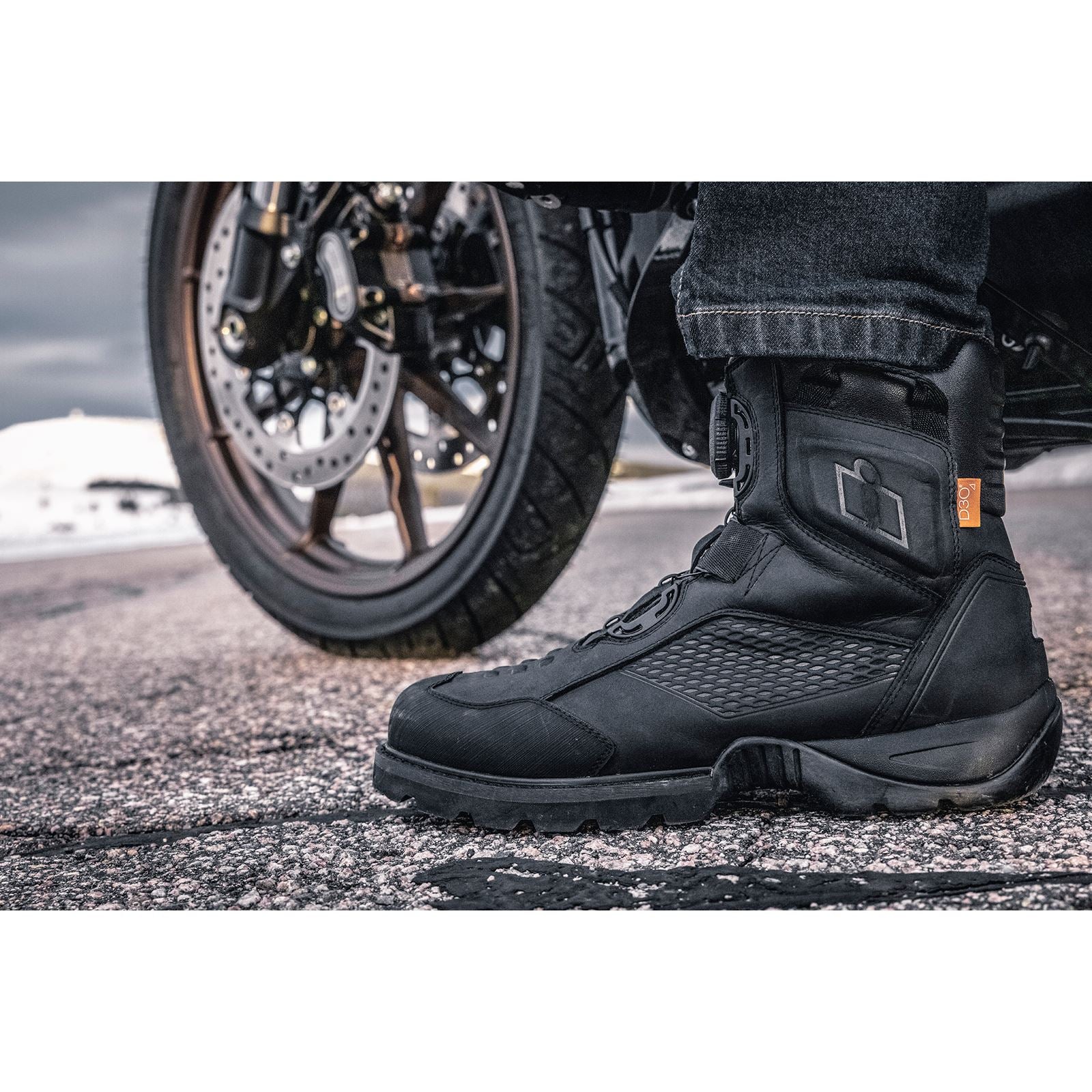 Icon Stormhawk Boots - Black - Size 10 3403-1154_1029313