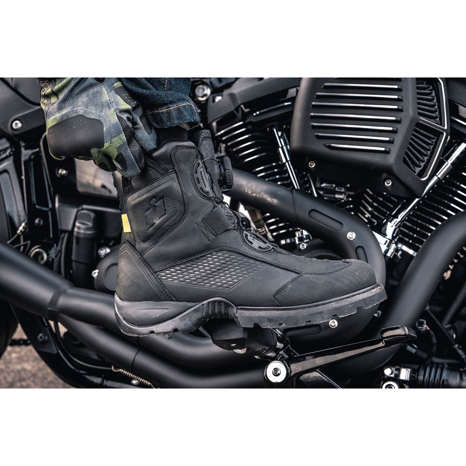 Icon Stormhawk Boots - Black - Size 10 3403-1154_1029336