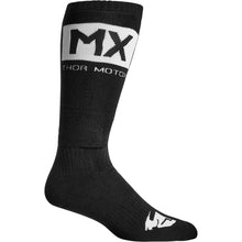 Thor Youth MX Solid Socks - Black/White - Size 1-6 3431-0662_1056609