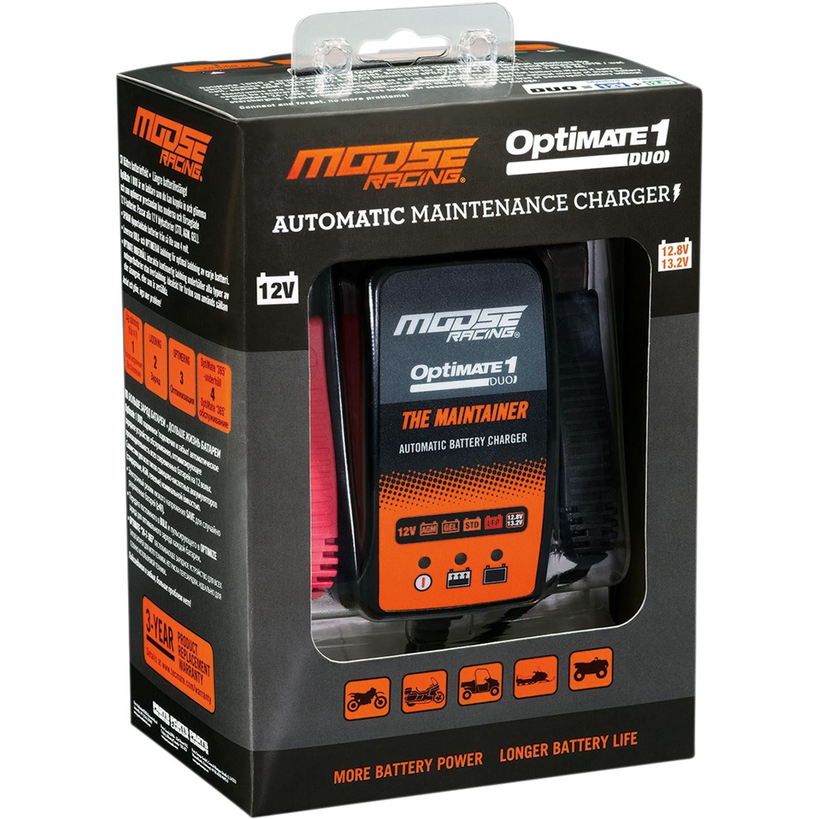 Moose Offroad Optimate 1 Charger - DUO 3807-0502_1029662
