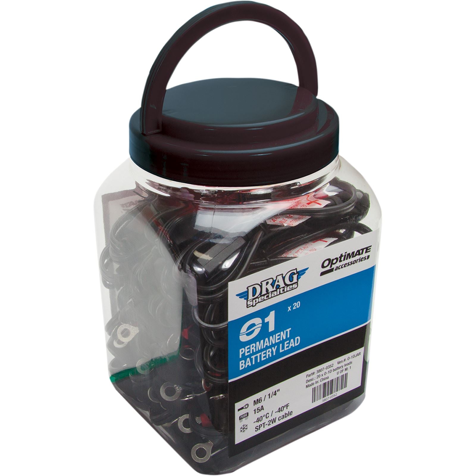 Drag Specialties Permanent Battery Lead O-01 - 20x6 3807-0537_1029860