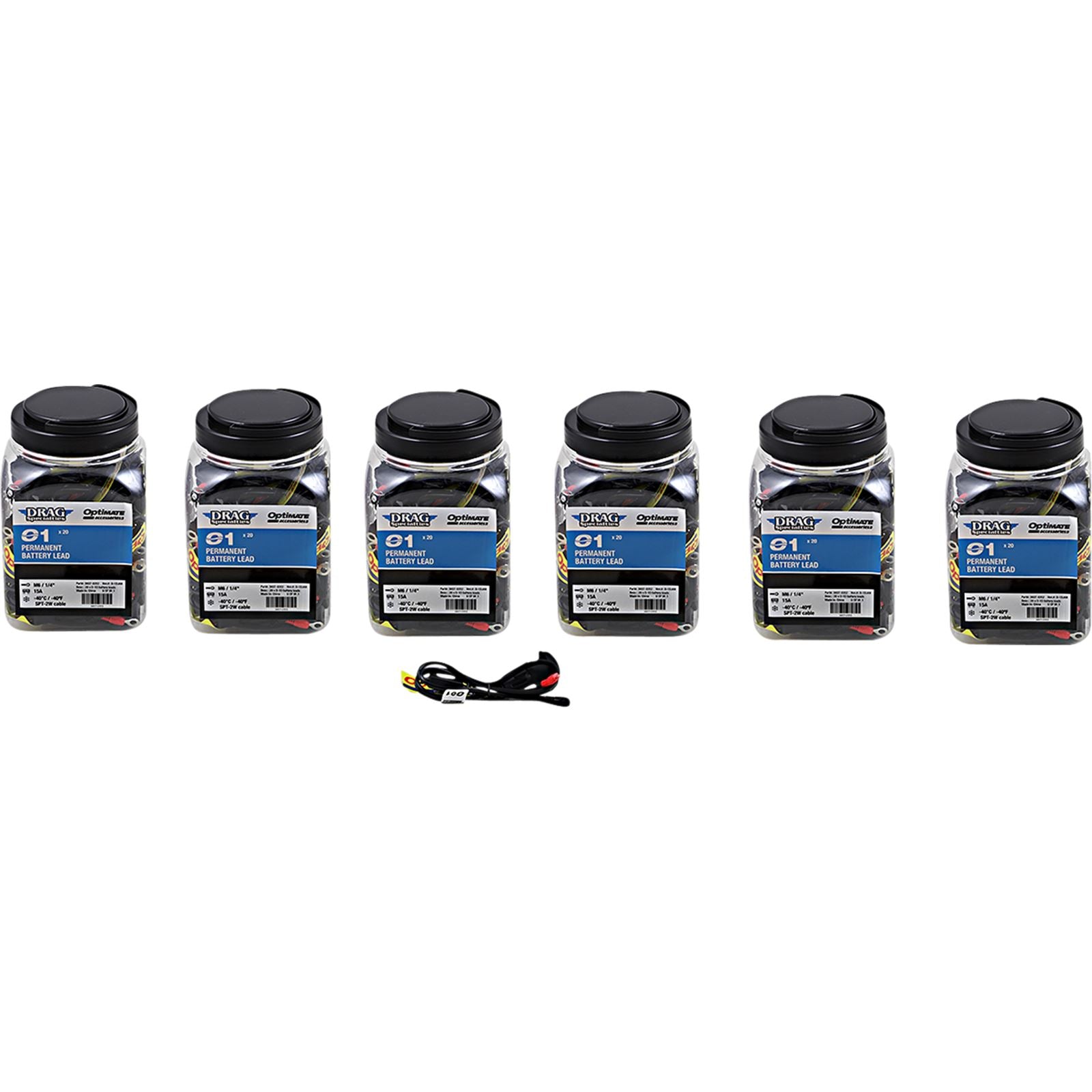 Drag Specialties Permanent Battery Lead O-01 - 20x6 3807-0537_1029788