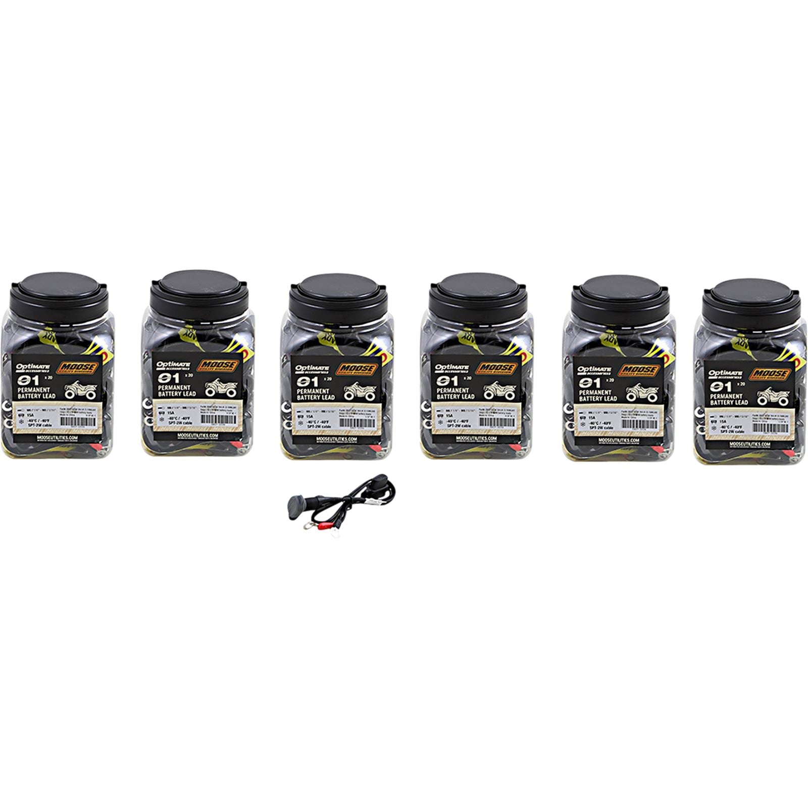 Moose Offroad Battery - 12V Lead - O1 - SAE/12V - Permanent - Set of 6/20 Pack 3807-0547_1029792