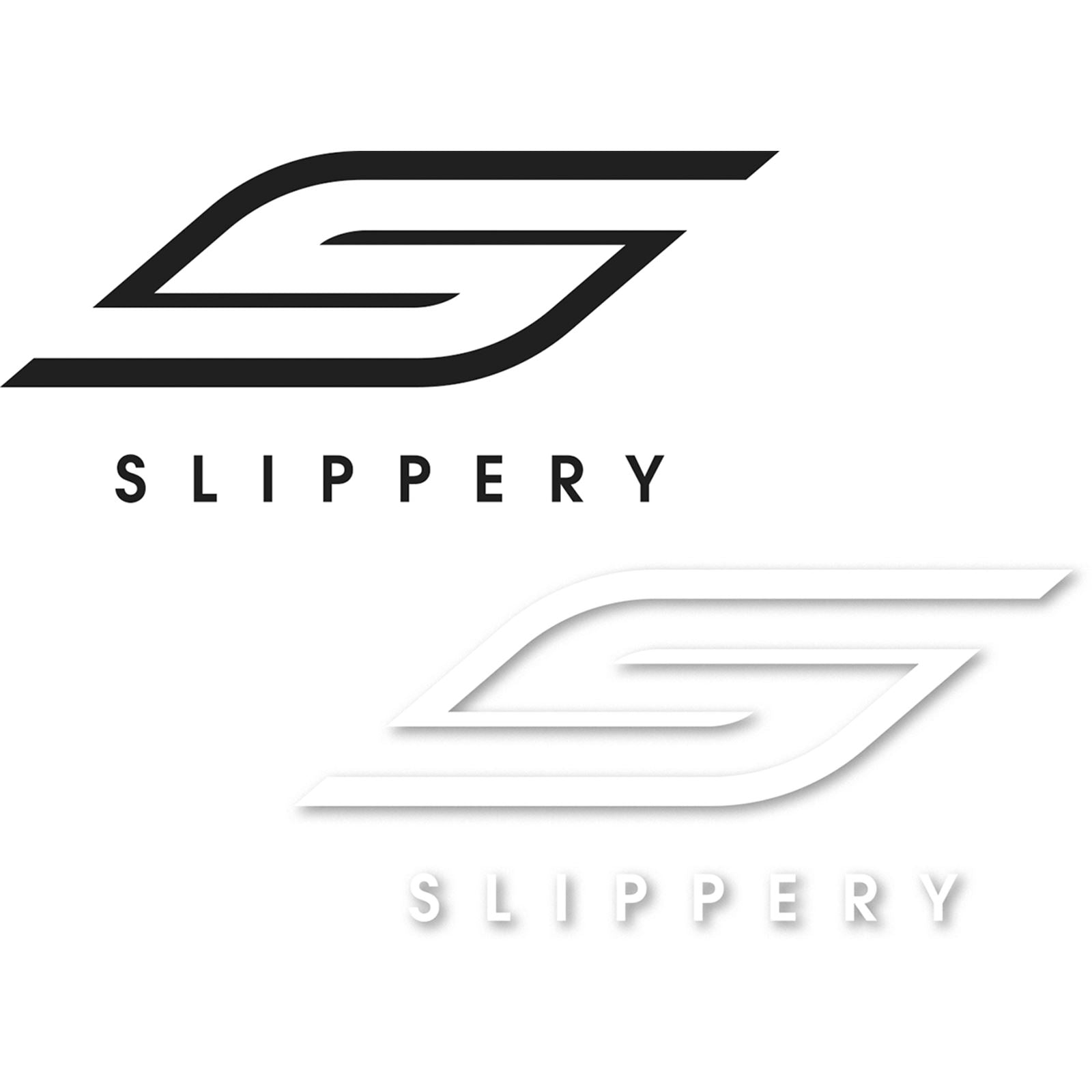 Slippery Decal - 6" - White/Black 4320-2456_1029841