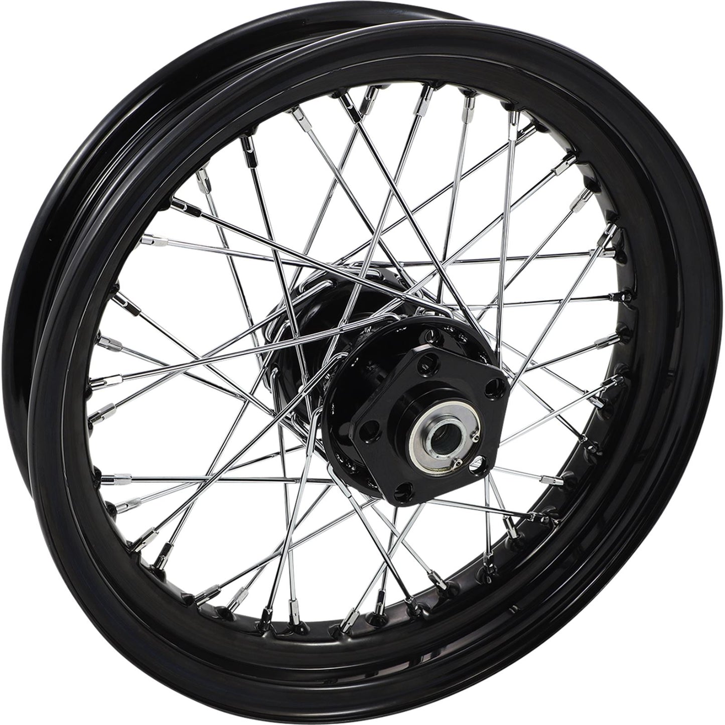 Drag Specialties Wheel - Front/Rear - 16"x3.00" - Black - 73-82 BT CLOSEOUT 0203-0666_1396379