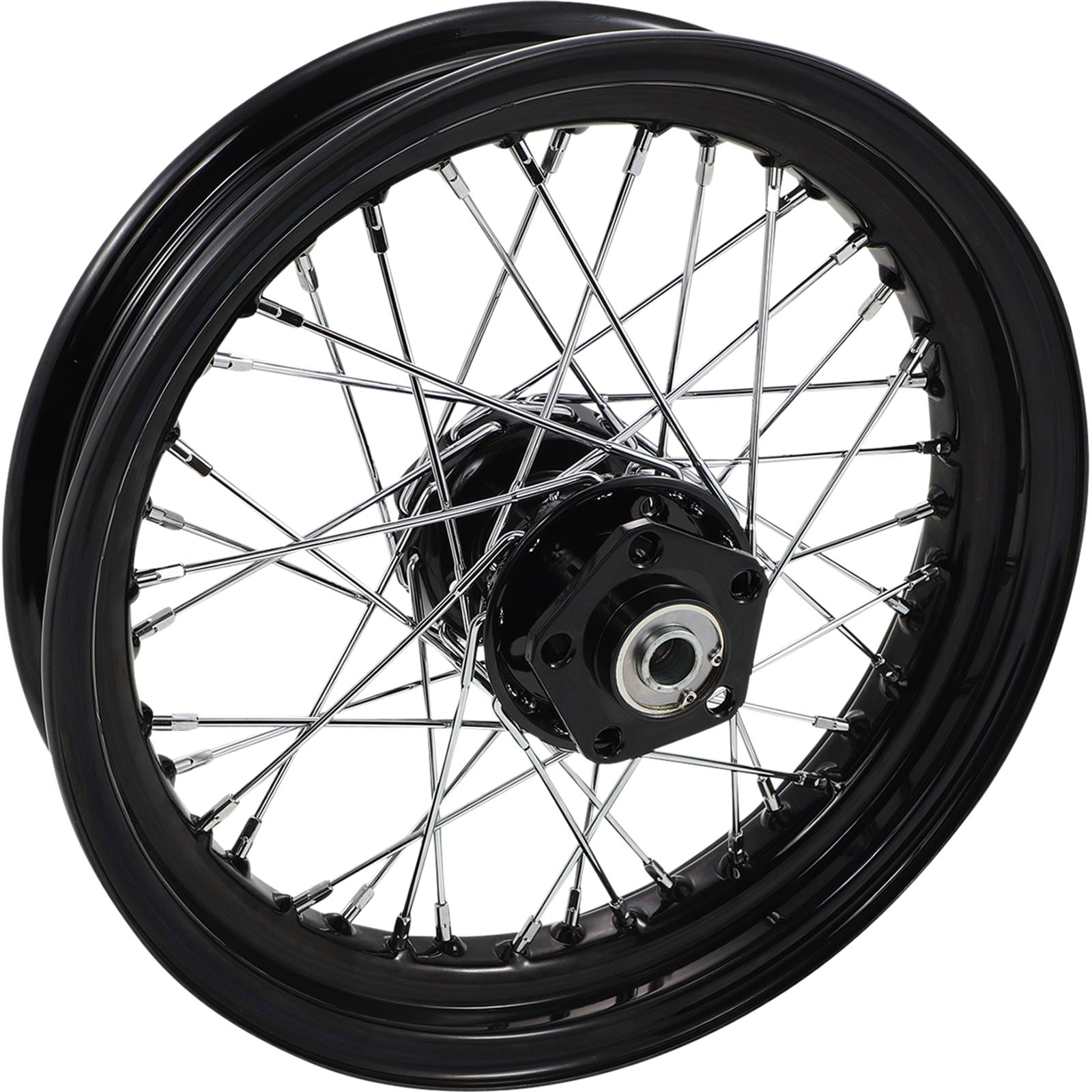 Drag Specialties Wheel - Front/Rear - 16"x3.00" - Black - 73-82 BT CLOSEOUT 0203-0666_1396379