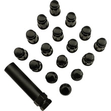 Moose Offroad Lug Nut - Splined - 3/8" - Black - 16/Pack [MPN: 0223-0223]_1030330