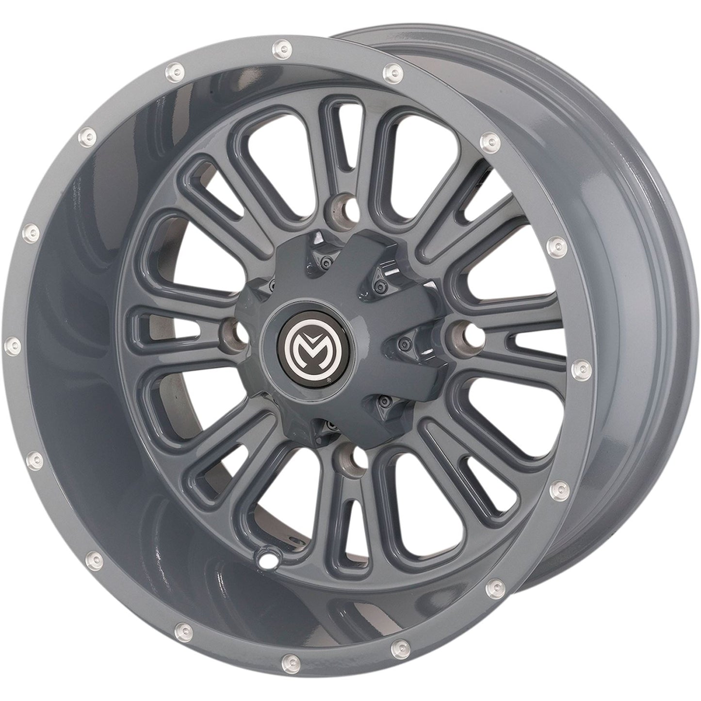 Moose Offroad Wheel - 399X - 12X7 - 4/136 - Gray 0230-1114_1030379