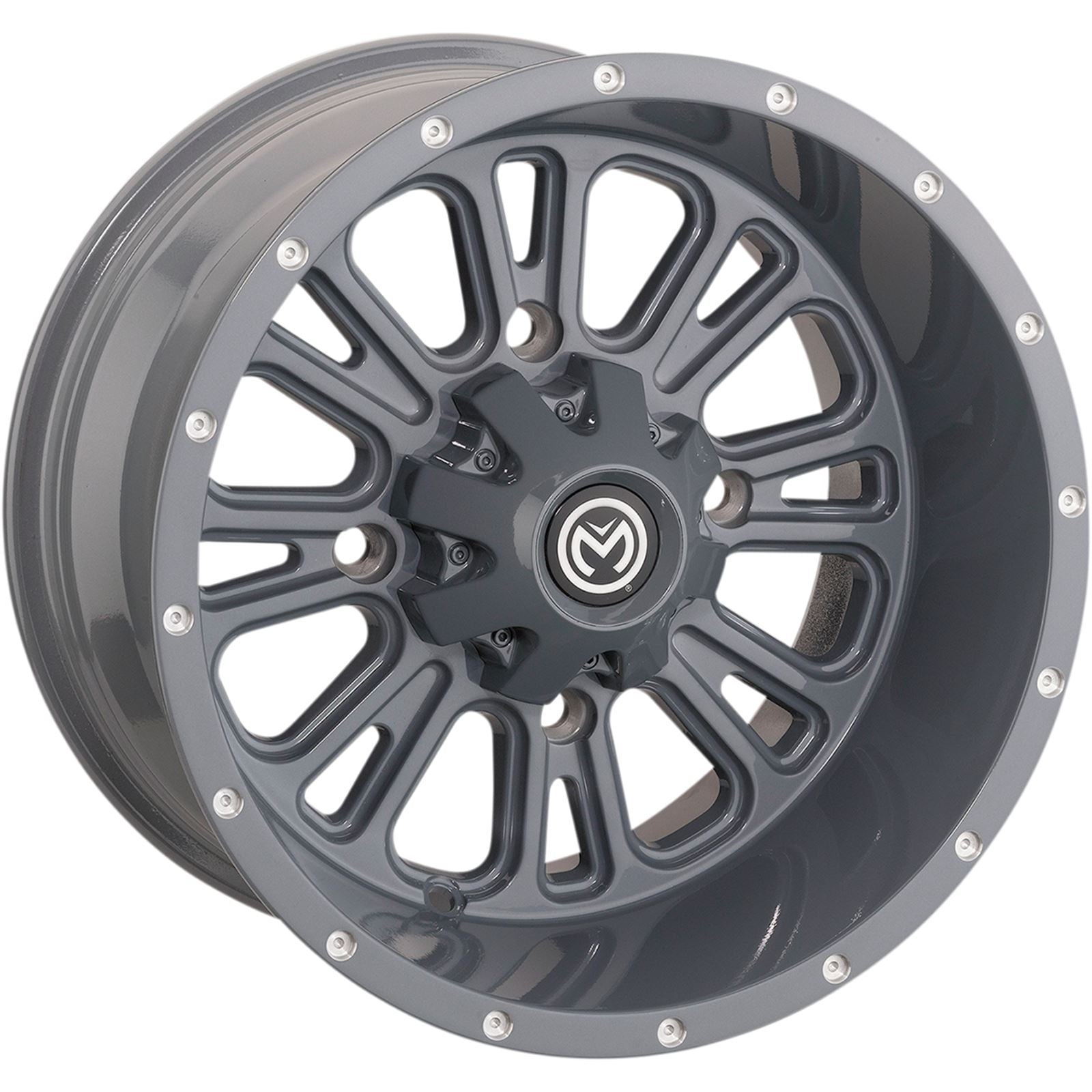 Moose Offroad Wheel - 399X - 12X8 - 4/136 - Gray 0230-1117_1030435