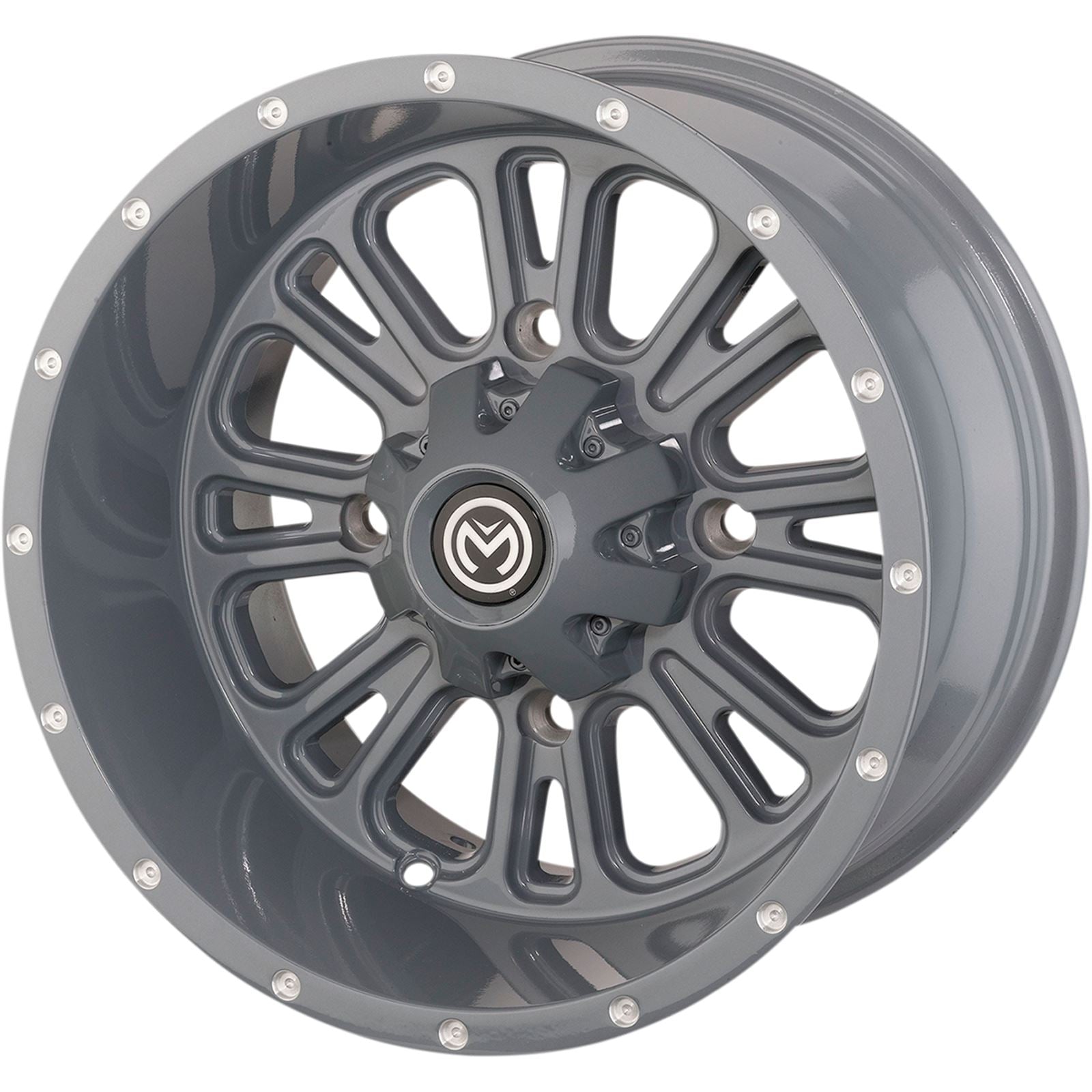 Moose Offroad Wheel - 399X - 14X7 - 4/156 - Gray 0230-1119_1030439