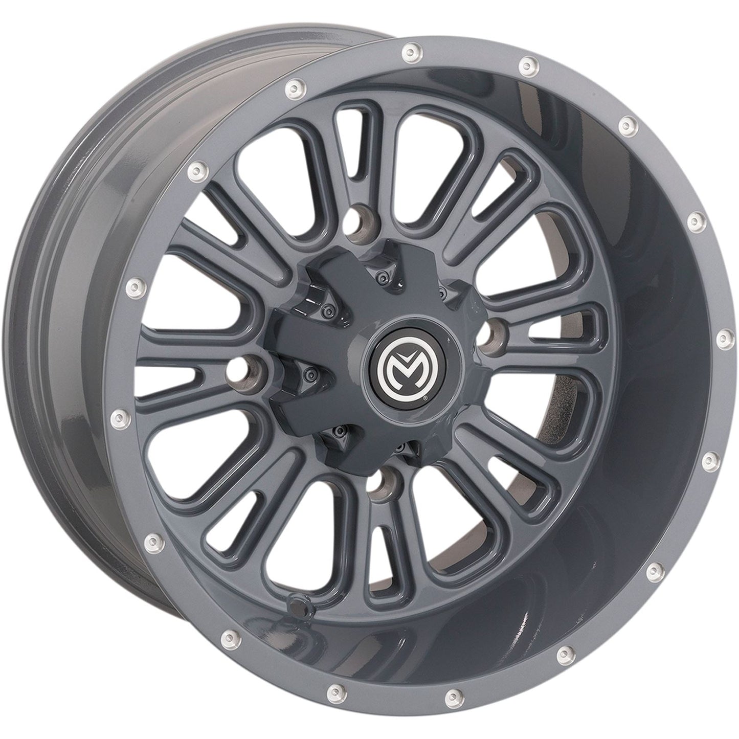 Moose Offroad Wheel - 399X - 14X7 - 4/156 - Gray 0230-1119_1030440