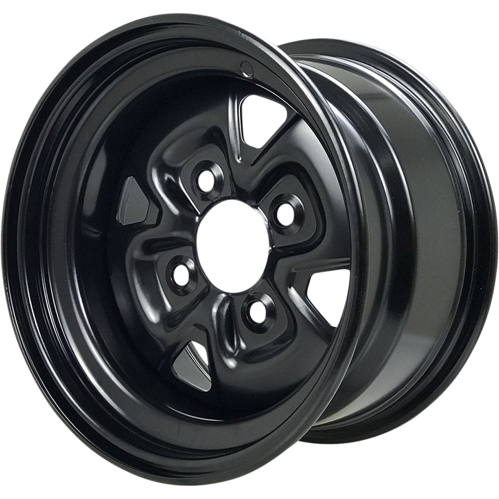 Moose Offroad Wheel - Steel - 12 x 7 - 4/110 - Black 0231-0040_1030458