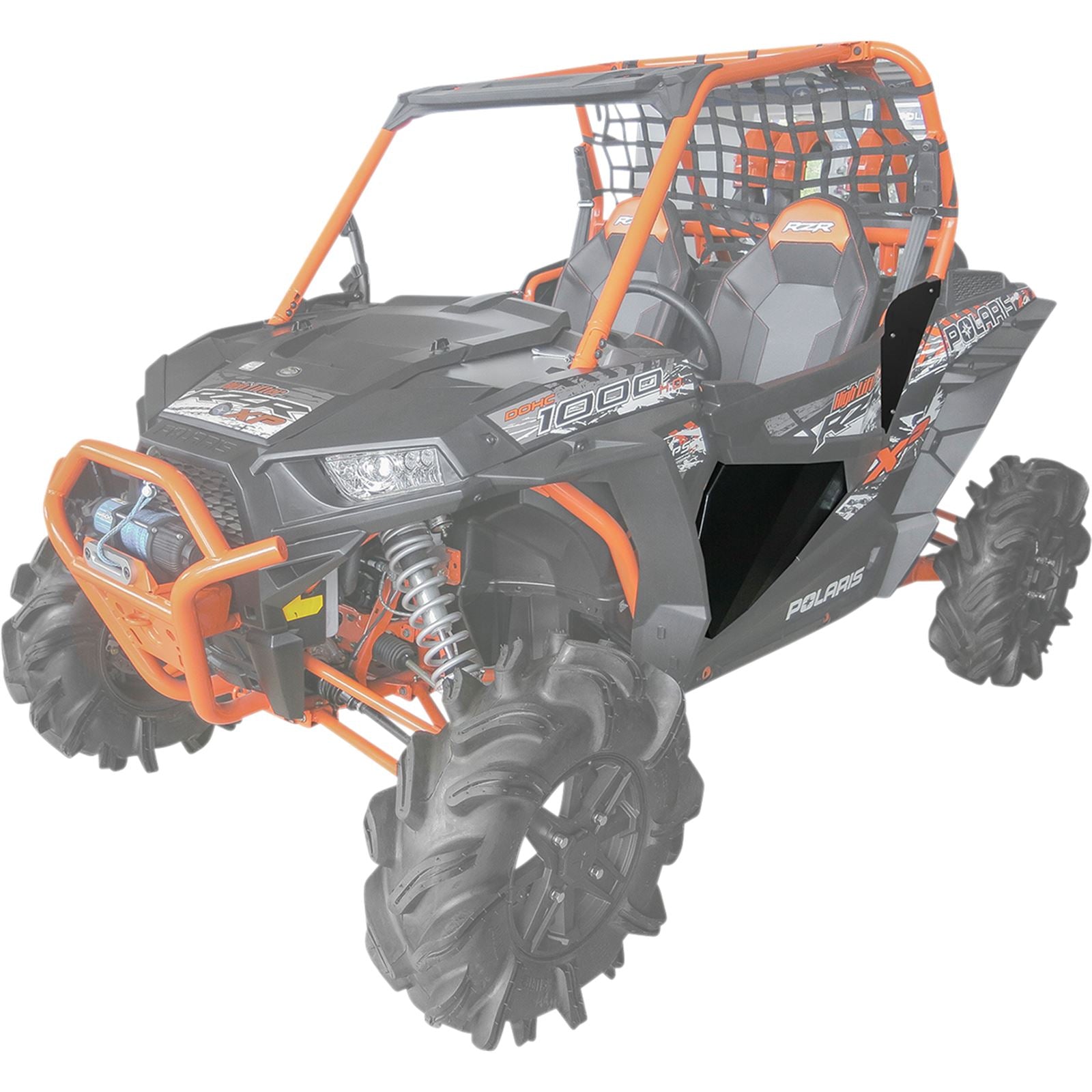 Moose Offroad Lower Door Insert for Polaris - Black 0521-1784_1030712