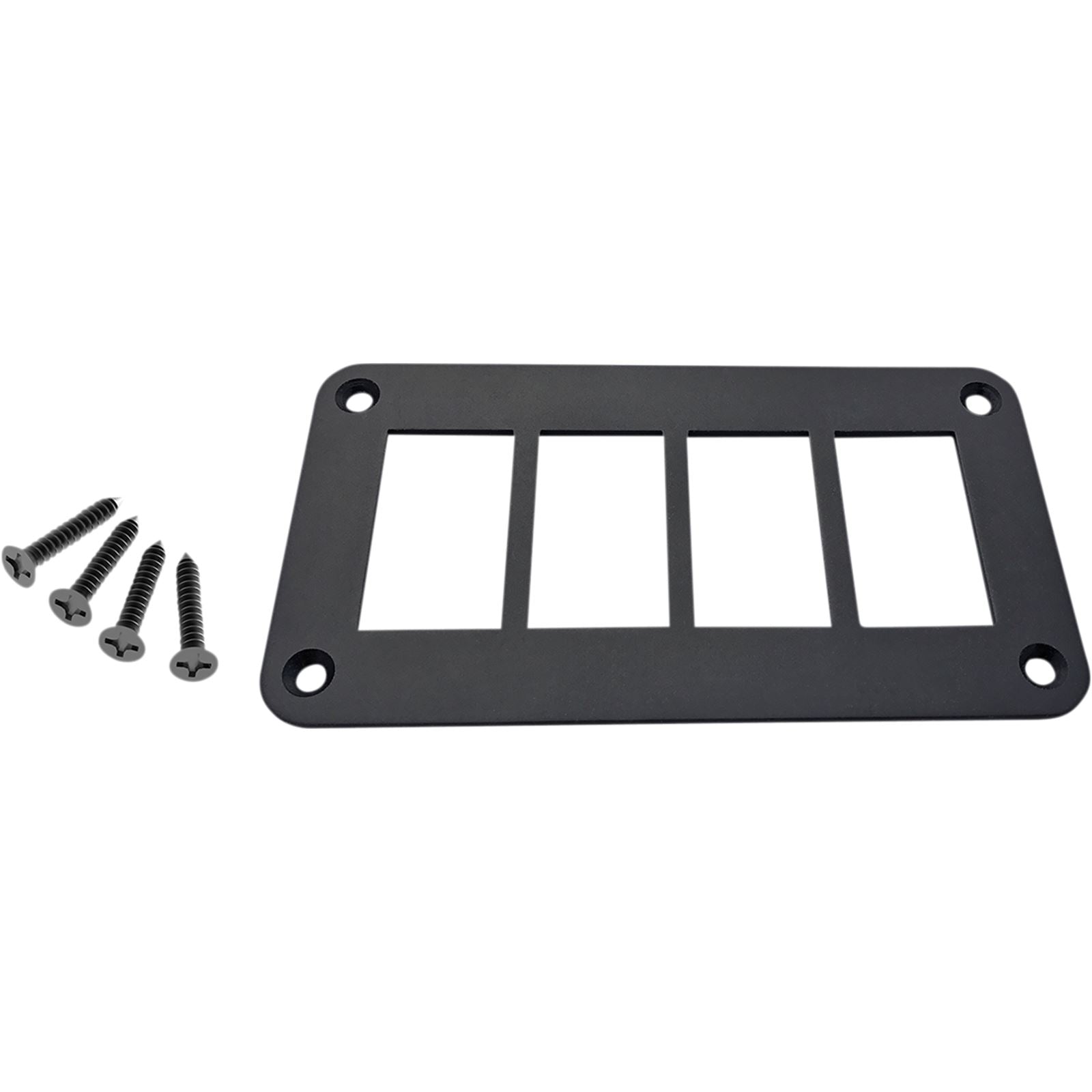 Moose Offroad Universal Dash Plate - 4 Switches 0521-1800_1030747
