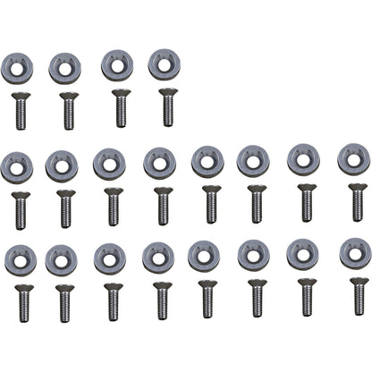 Moose Offroad Fender Washer Kit - Silver 0521-1831_1030732