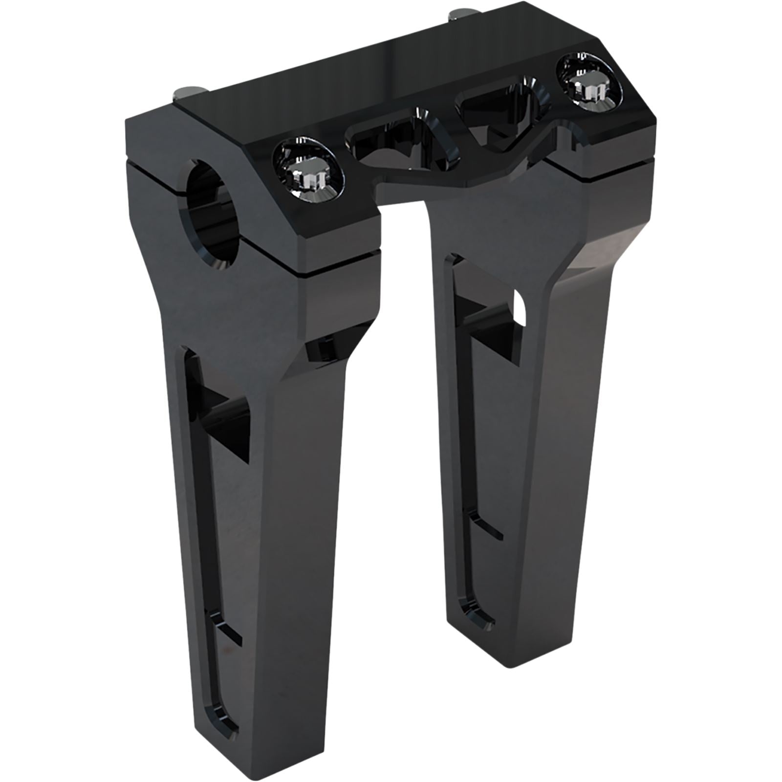LA Choppers 6" Black Anodized Straight Risers w/ 1" Clamping [MPN: LA-7470-06B]_1056670