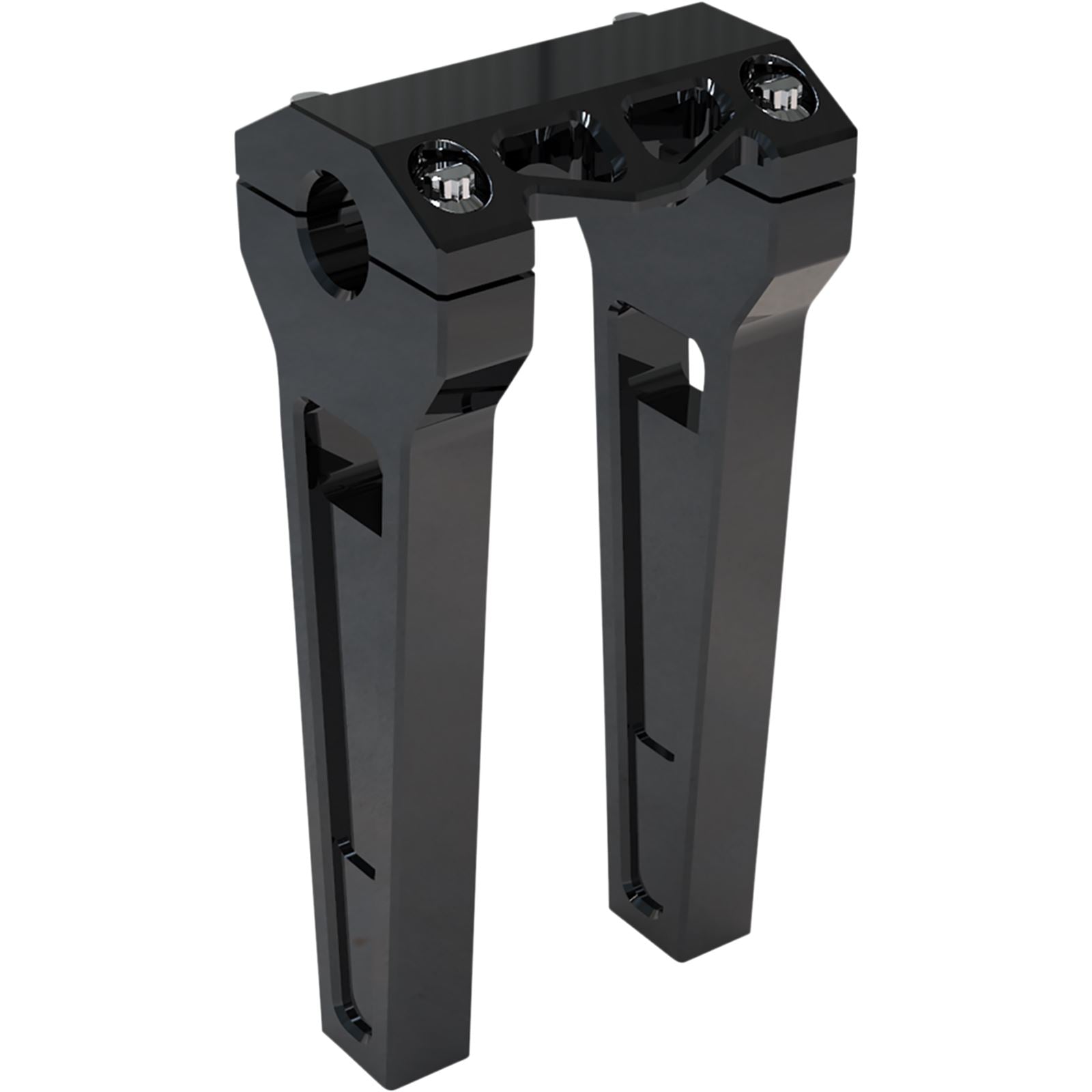 LA Choppers 8" Black Anodized Straight Risers w/ 1" Clamping [MPN: LA-7470-08B]_1056718