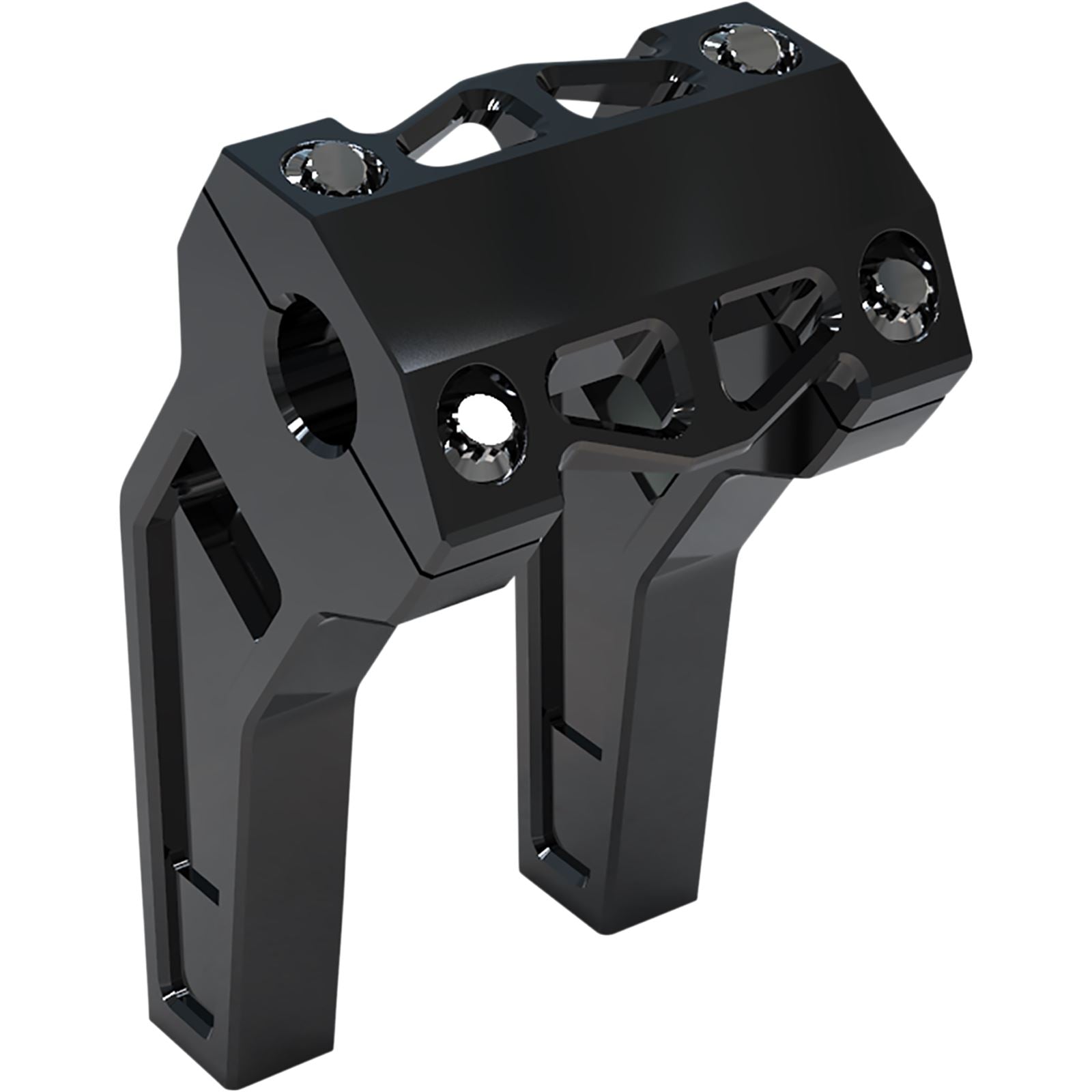 LA Choppers 6" Black Anodized Pullback Risers w/ 1" Clamping [MPN: LA-7471-06B]_1056798