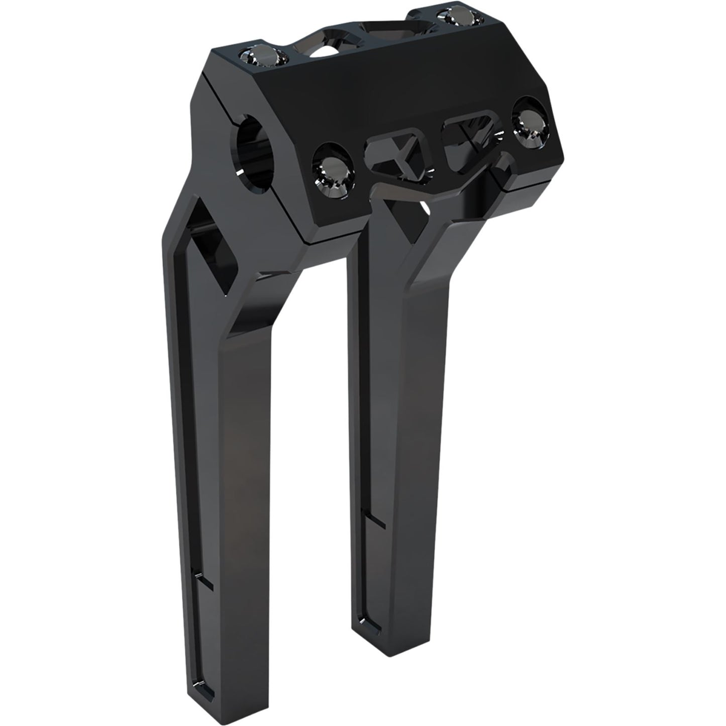 LA Choppers 10" Black Anodized Pullback Risers w/ 1" Clamping [MPN: LA-7471-10B]_1056800