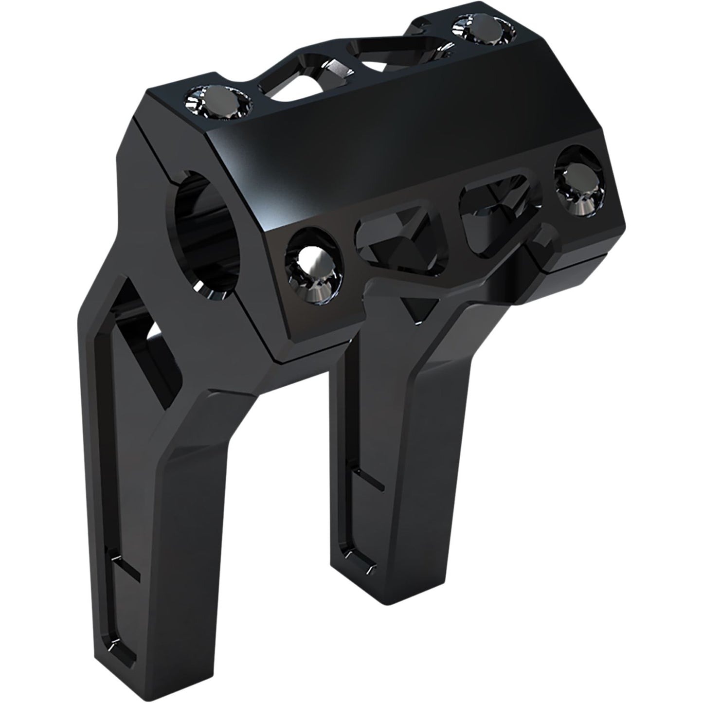 LA Choppers 6" Black Anodized Pullback Risers w/ 1-1/4" Clamping [MPN: LA-7481-06B]_1056810