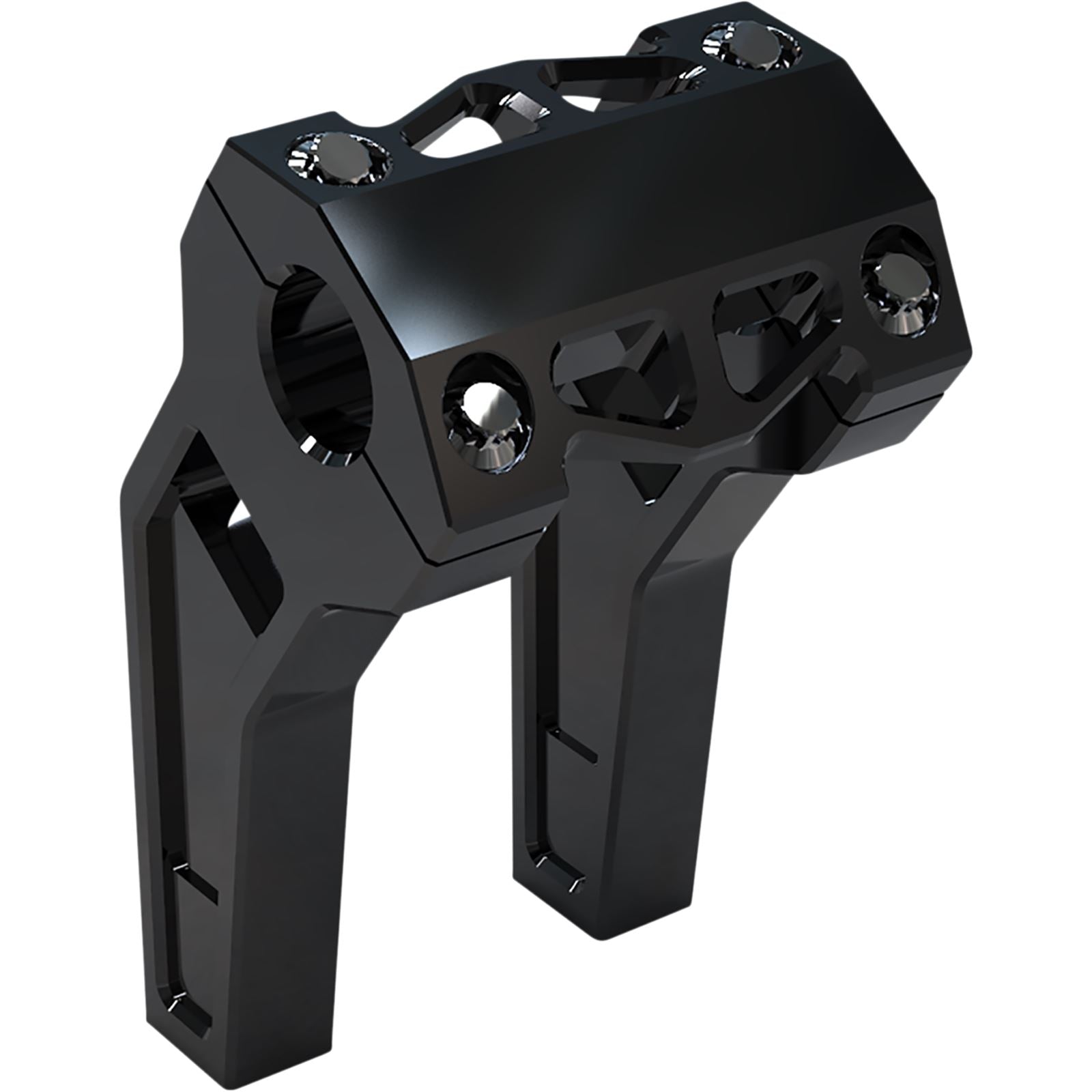 LA Choppers 6" Black Anodized Pullback Risers w/ 1-1/4" Clamping [MPN: LA-7481-06B]_1056810