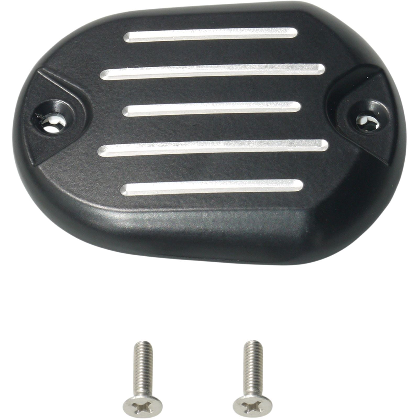 Drag Specialties Black Master Cylinder Cover for '04 - '18 XL 0611-0187_1030852