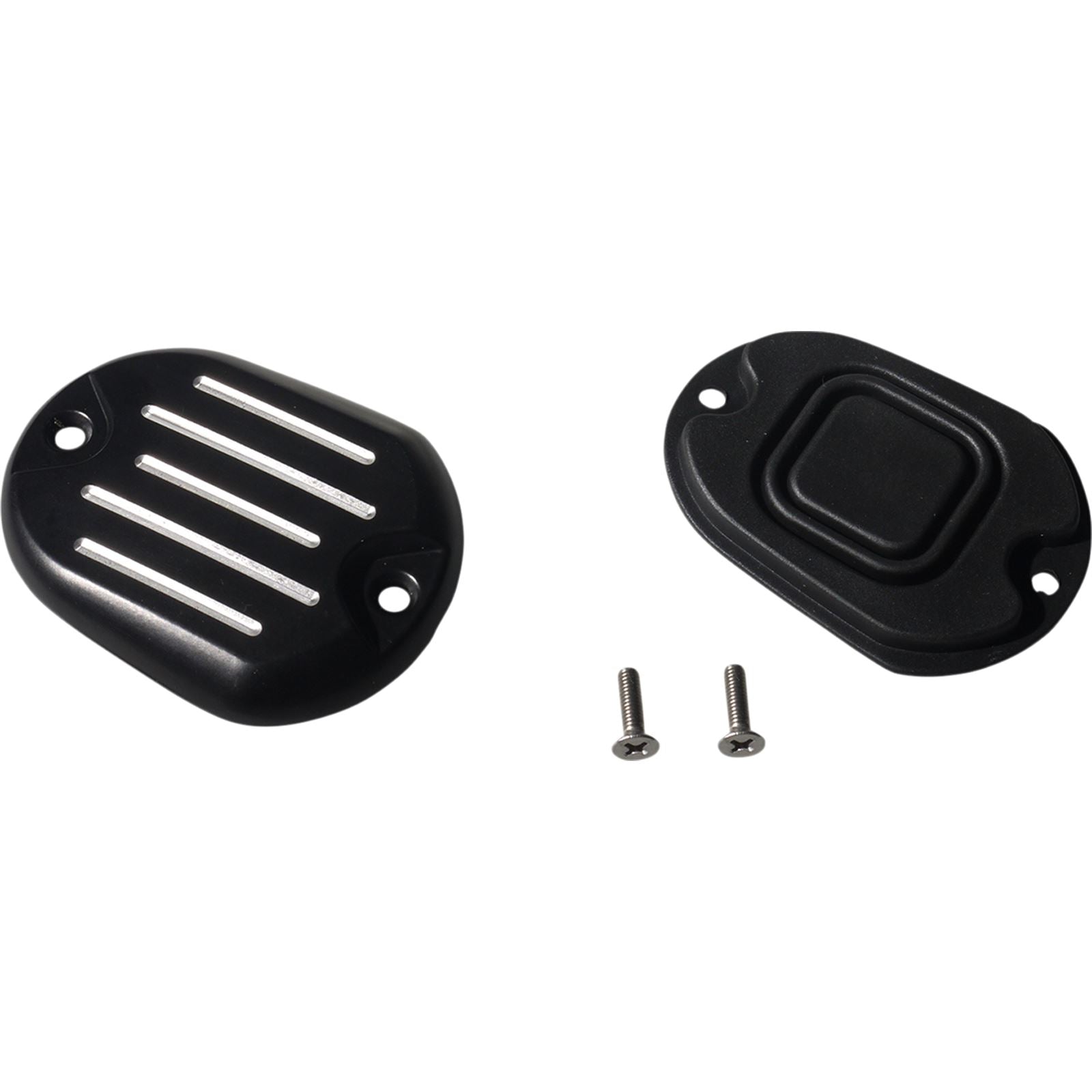 Drag Specialties Black Master Cylinder Cover for '04 - '18 XL 0611-0187_1030853