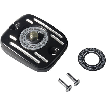 Drag Specialties Black Master Cylinder Cover for '05 - '17 Big Twin 0611-0188_1030855